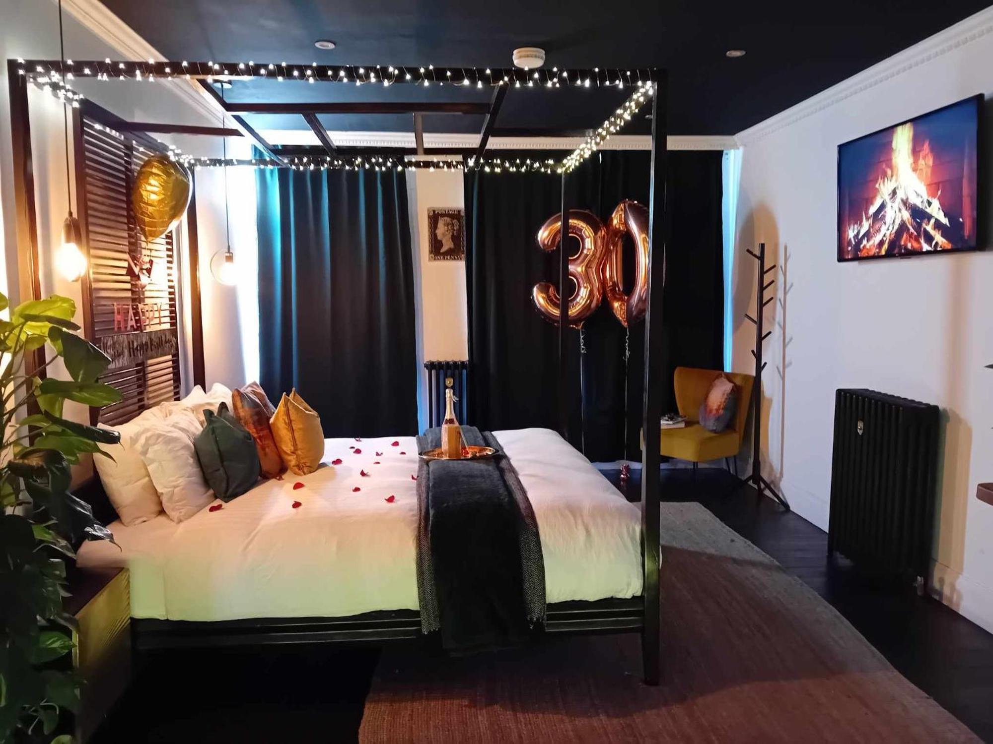 The Penny Black Apartment With Indoor Hot Tub Slamannan Exteriér fotografie